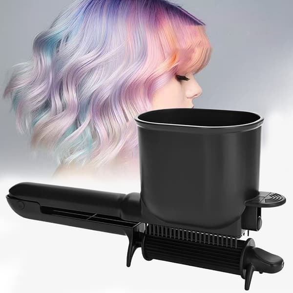 Frisørcreme Farveapplikator Professionel 2-i-1 Farvning Black