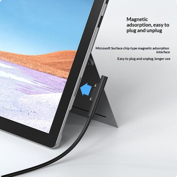 USB C Typ C snabbladdningsadapter Typ C PD-ström för Surface A4