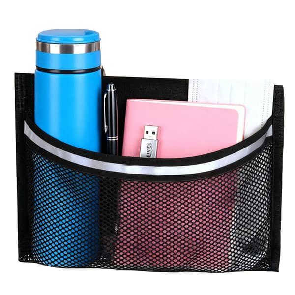 1/2 stk. bådopbevaringspose selvklæbende bagside organizer bærbar Orange 2pcs