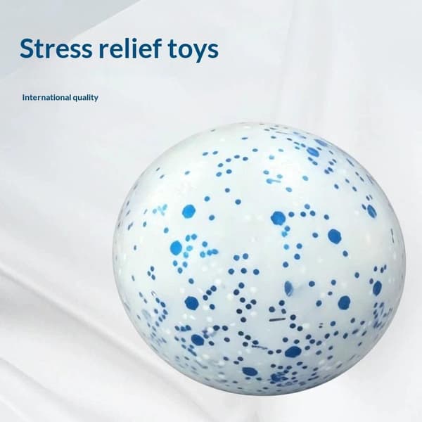 Snebold Knas Sensorisk Legetøj Stresslindrende Blokeret Tryk Blue