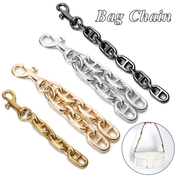 Alloy Chain Bag Strap Förlängning Kedjeförlängning Axelrem A1