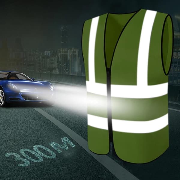 Säkerhetsväst med hög synlighet, justerbara säkerhetsvästar, trafik N A4