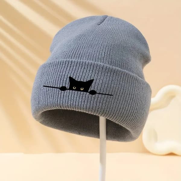 Vintermössor för unisex mössor stickade mössor varmare Bonne Beige