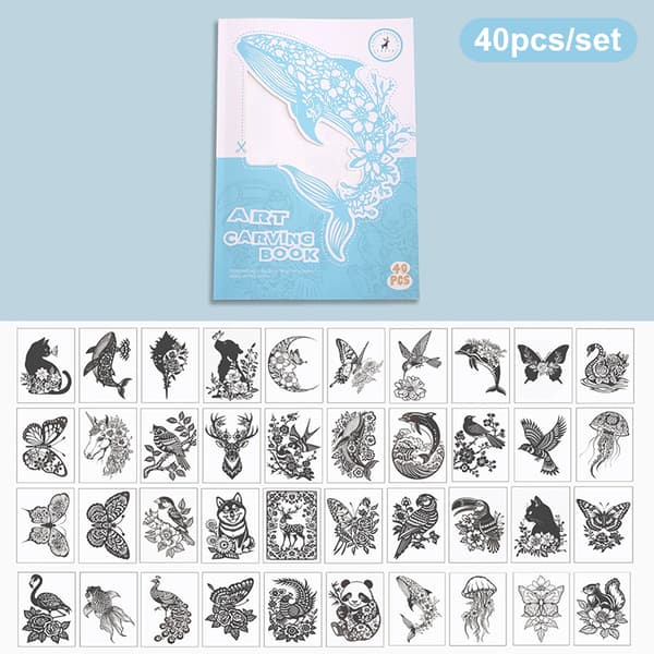 Paperiting ja origamikirja DIY-askartelu D
