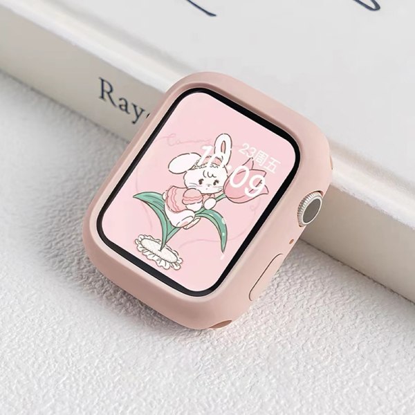 Candy Soft silikondeksel for Apple Watch Case Protection Shell pink 38mm