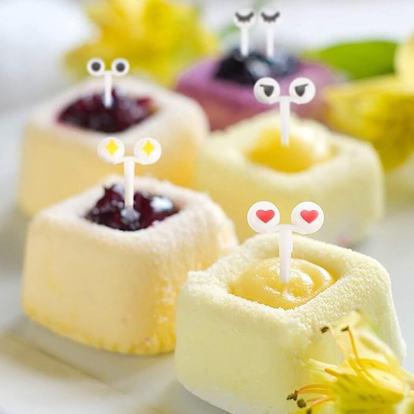 Tegneserie Dyre Bento Gaffel  Frugt Pinde Gaffel Frokostboks Tilbehør 20PCS