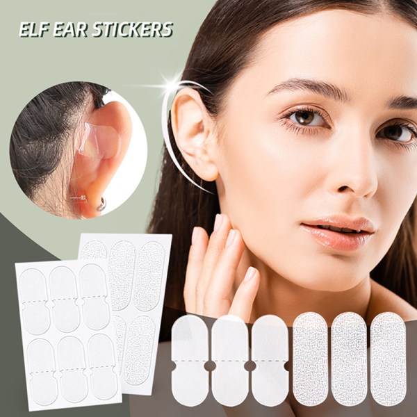 1 ark kosmetisk ørekorrigerende øreløsning Elf Ear Stickers Pro Frosted 1sheet
