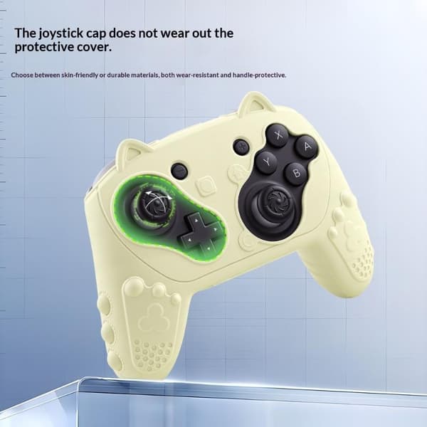 Silikonskyddsfodral för Switch 2 Pro-kontroller med tumgrepp A6