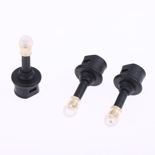 2/4 stk. Toslink hun til 3,5 mm jack han digital adapter stik 2Pcs