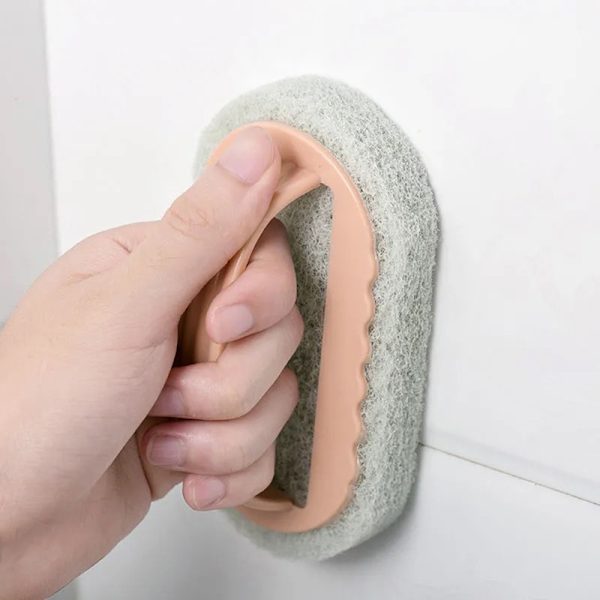 Rengjøring Sterk dekontaminering Badebørste Svamp Eraser Cleane Gray
