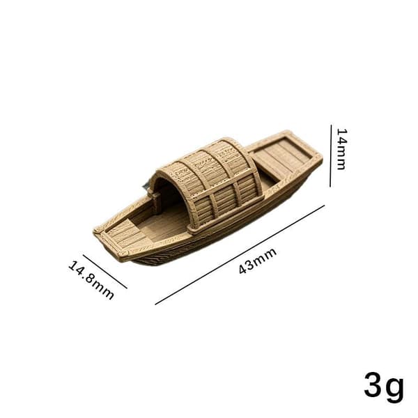 Miniatyyrikodin kalastusvenekoristeet, simulaatioalus M A