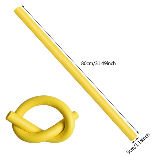 Indendørs Solf Golf Multifunktionel Swing Aid Golf Power Stick Sw Yellow