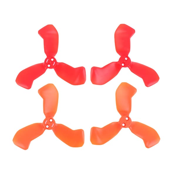 4 stk. propellerudskiftning til DJI NEO 2 støjsvag propel A Red