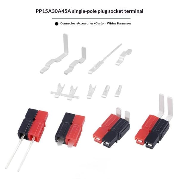 30A Power Pole Røde Svarte Koblinger For Batteri Bil DIY B