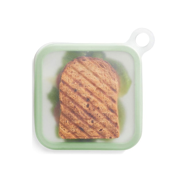 Sandwich Toast Bento Box Mikrovågsserviser Återanvändbar kisel
