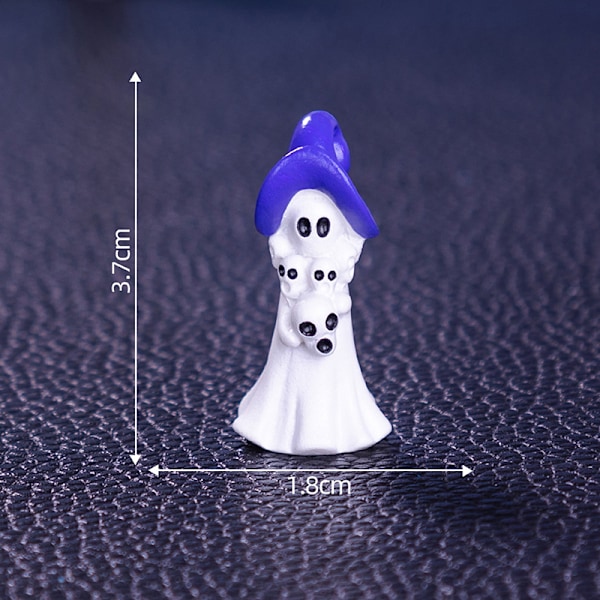 Mini Halloween Ornament Græskar Spøgelse Figur Bil Indvendig Hom A1