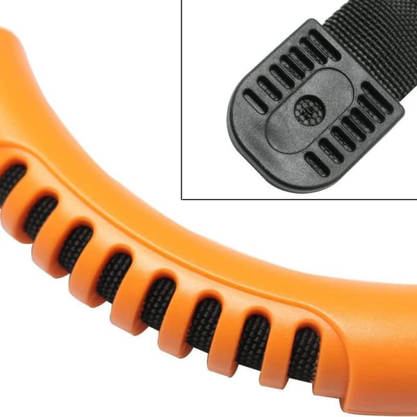 Kajakkbærehåndtak Sklisikkert grep Kraftig nylonstropp Black 2PCS