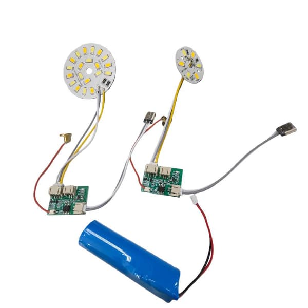 1 sett 5V lyskilde LED-lyspanel dimmekontroller fjernkontroll 5W White light