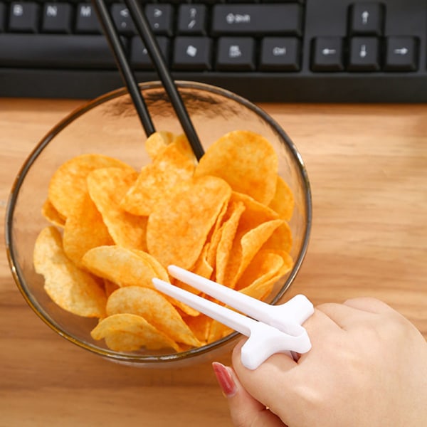 Spil spil finger sticks doven assistent stick snacks hånd sticks White