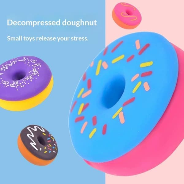 Bløde Donut-legetøj til børn, voksne, hjem, kontor, skole, rejser