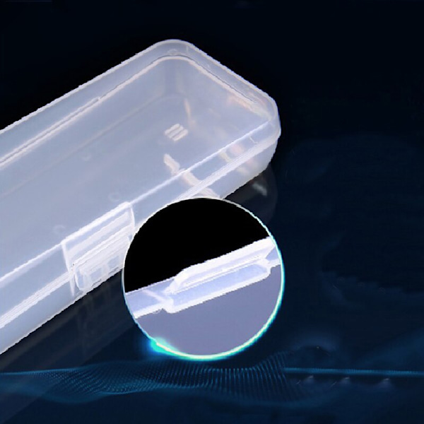 Menn Universal Shaver Oppbevaringsboks Håndtak Box Full Transparent Pl Transparent