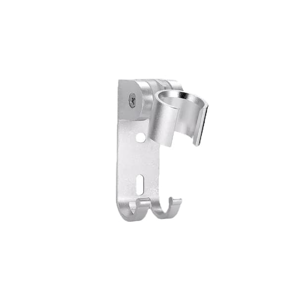 Justerbar dusjhodeholder i aluminium for veggmontering B