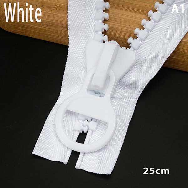 Färg 25cm Stort Resin Dragkedja Lock Closed End Zipper Pencil Bag A1