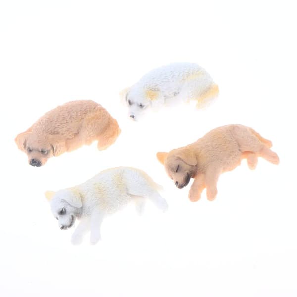 Kawaii sovende Shiba Inu Model e Resin sovende hvalp bil instrumentbræt A1
