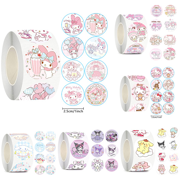Creative Hand Account Decoration Tarrat Rolls Sarjakuva ja Anime A6