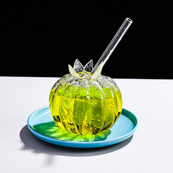 Kreativ granatæble form Cocktail Bubble Tea Glas Transparant
