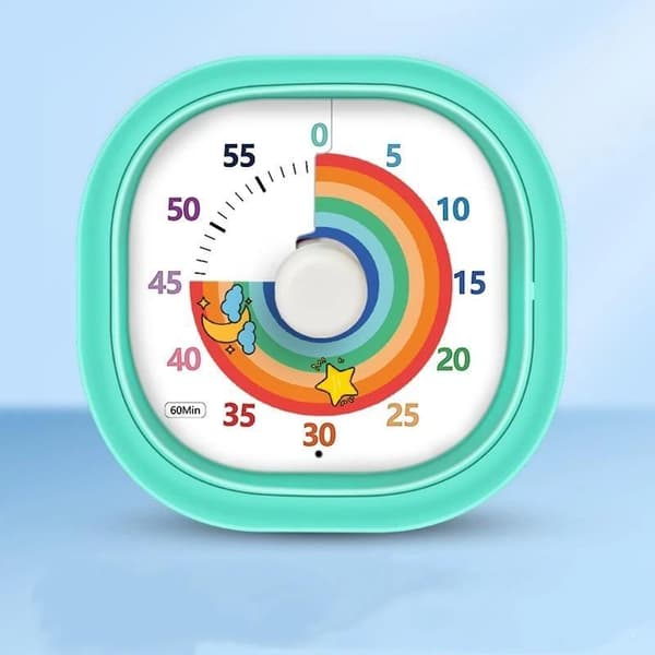 Tyst visuell timer för klassrum med nattlampa för hemundervisning A2
