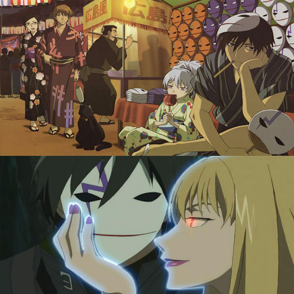Anime Black Bullet Hiruko Vit Mask Hjälm Cosplay Kostym Pro 1