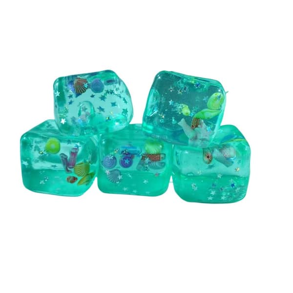 Squishy Stressballer Kube Hav Sensorisk Fidget Leketøy Barn Voksne