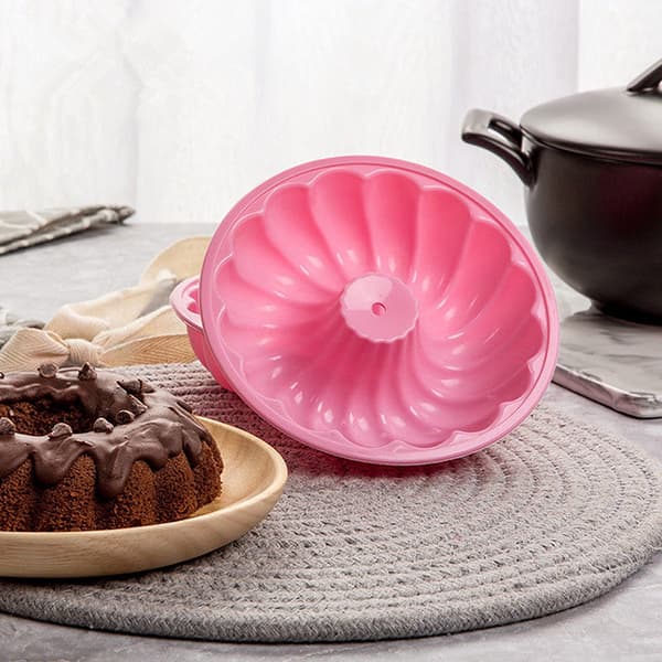 Silikon Spiralmønster Kakeform Mini Kakeform Gelé Pudding M 1pc