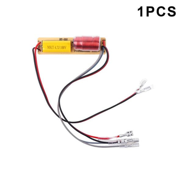 HiFi 80W 2-vejs delefilter med kabel Høj Lav Frekvensdeling 1PCS