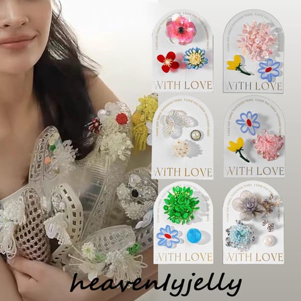 Jelly Blomster Charm Klar Kvast Perle Premium Træskotilbehør Til A3