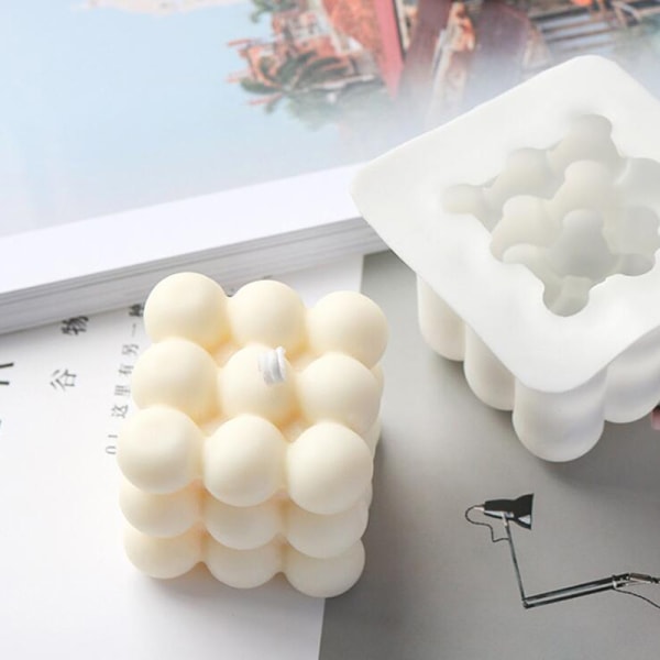 3D silikonform DIY soyavoks lysform
