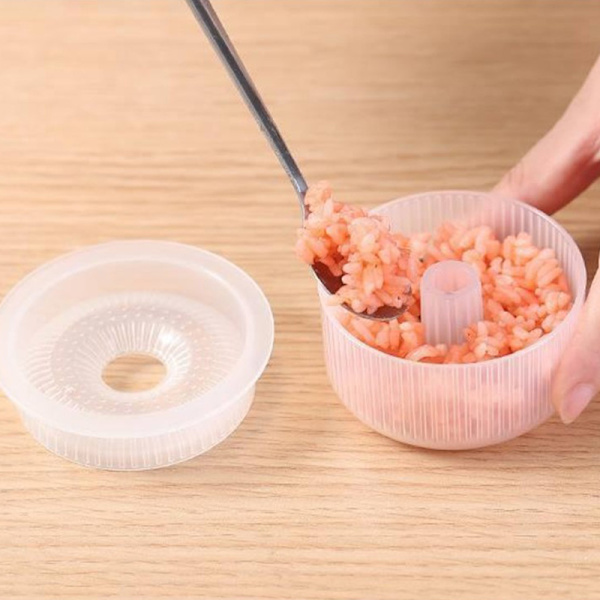 2 STK Creative Sushi Donut Shape Maker Rice Ball Form Home Non-S