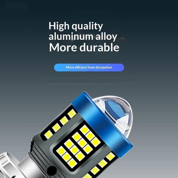 1/2 stk. 120W LED-lys til motorcykel Super Bright Mini Driving E