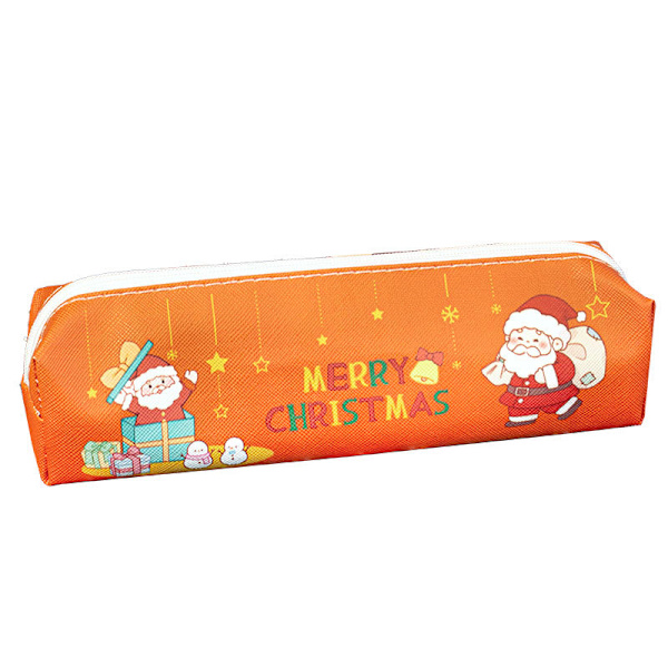 Kawaii Julpennfodral Stor Kapacitet Pennförvaringsväska 1pc random