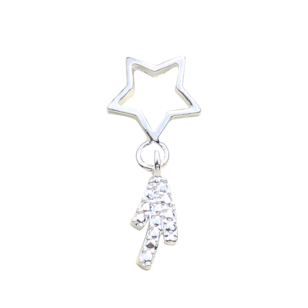 5 st Nail Diamond Nail Art Decor Star Moon Nail Drills Patch Na A4