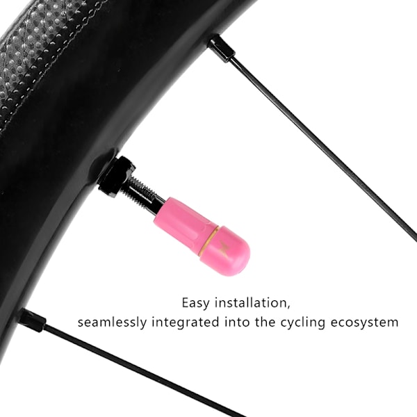 2 stk./æske TPMS T1 dæktryksovervågningssystem cykellufttryk Pink