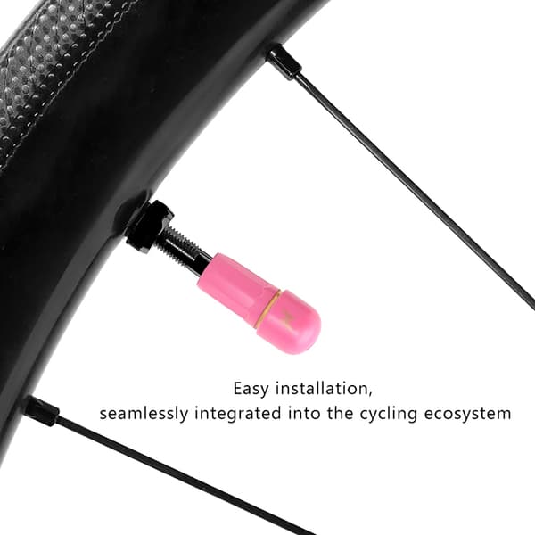 2 stk/eske TPMS T1 Dekktrykkovervåkingssystem Sykkel Lufttrykk Pink