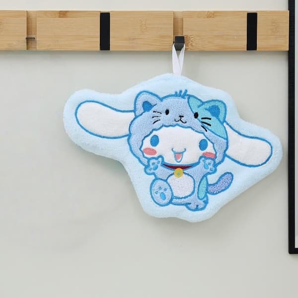 Sanrio Hello Kitty e tegneserie håndklæde absorberende koralfleece D