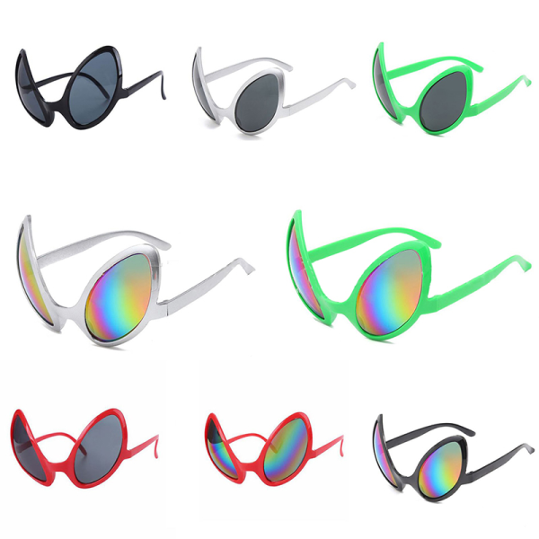 Funny Alien Glasses Party aurinkolasit Rainbow Lenses Aurinkolasit A2