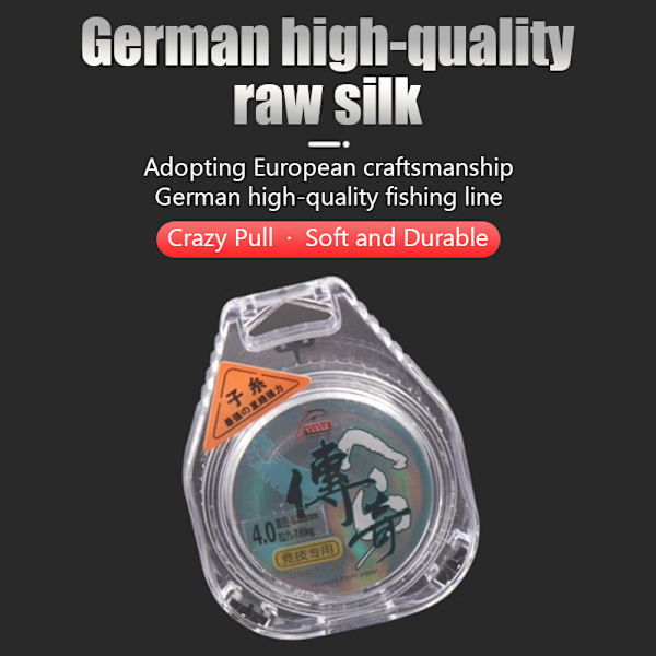 50 meter nylon line fiskeline Main line sub-line fiskeri green 1