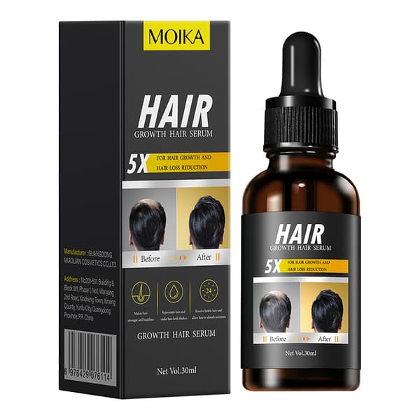 MOIKA Hårvekstserum Reparerende Eterisk Olje Styrker Hårroten 30ml
