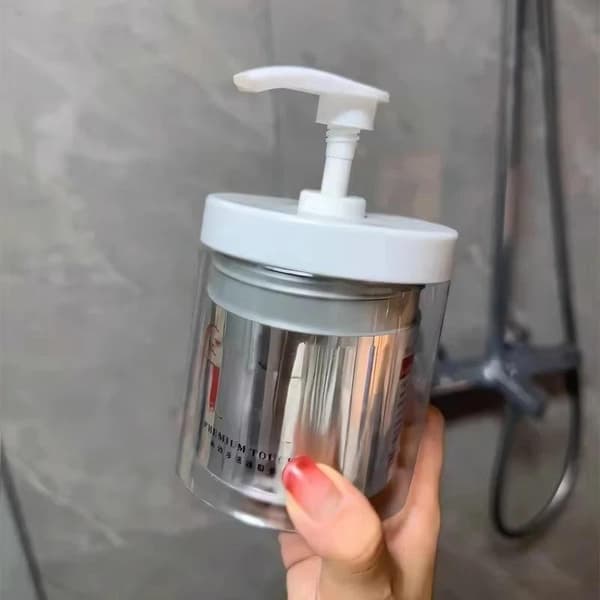 Högkapacitets trycksatt klar tom hårmaskdispenserflaska B 1000ML