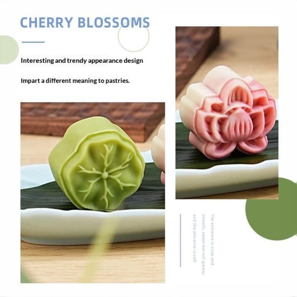 Månefestkakeform 30g Lotusblad Blomsterform M A3
