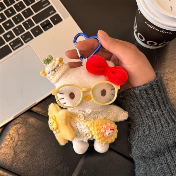 Sanrio e Hello Kitty Pehmolelu KT Kissa Avaimenperä Laukku 1 PCS